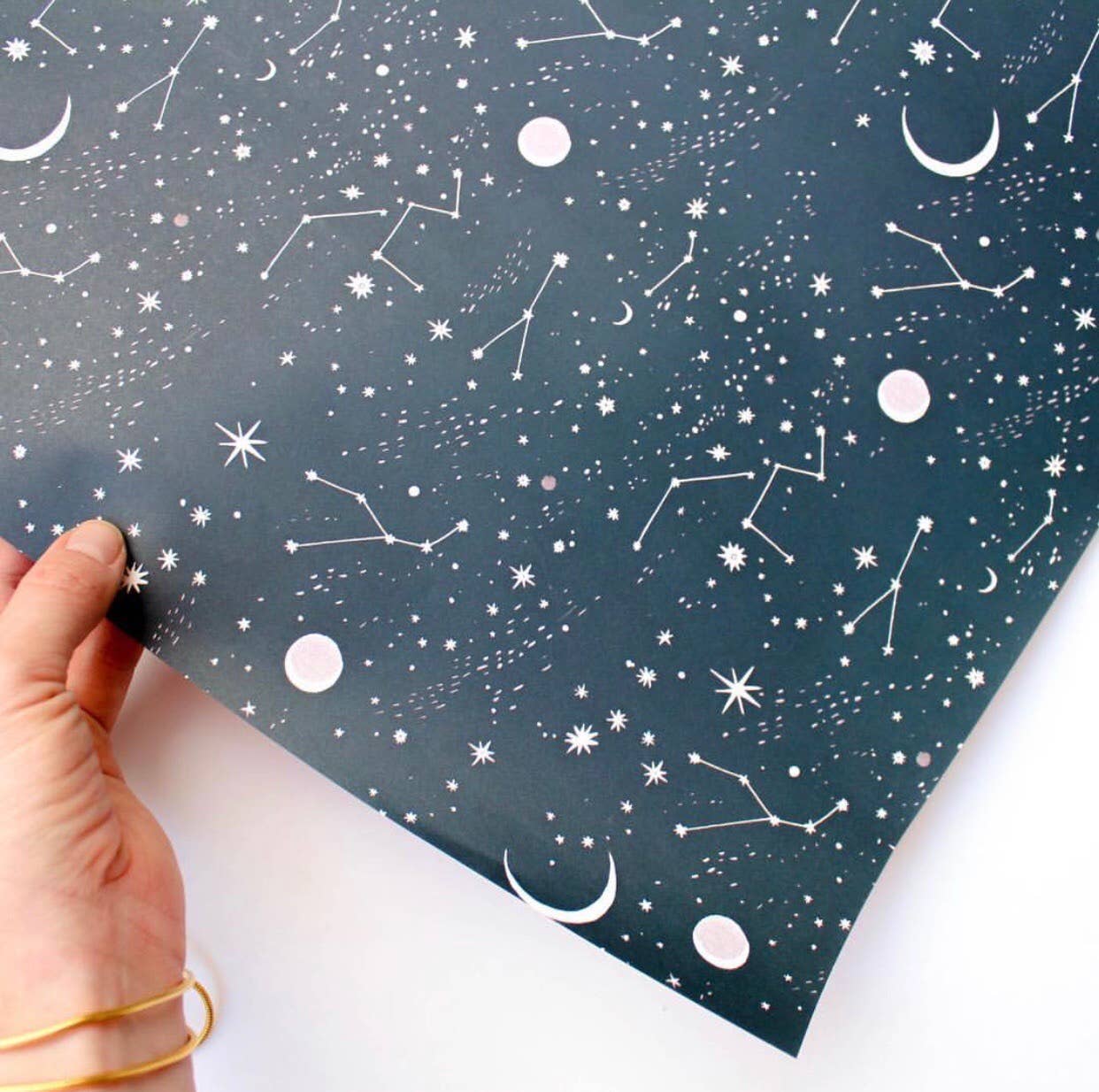 Moon and Stars Gift Wrap - Hei-Hey