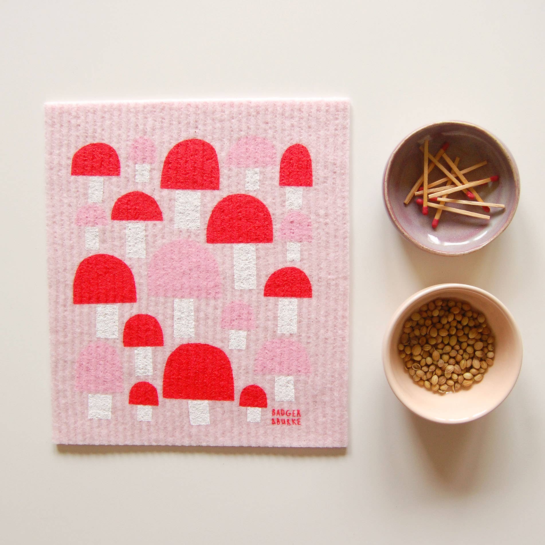 Mushroom Swedish Dishcloth - Hei-Hey