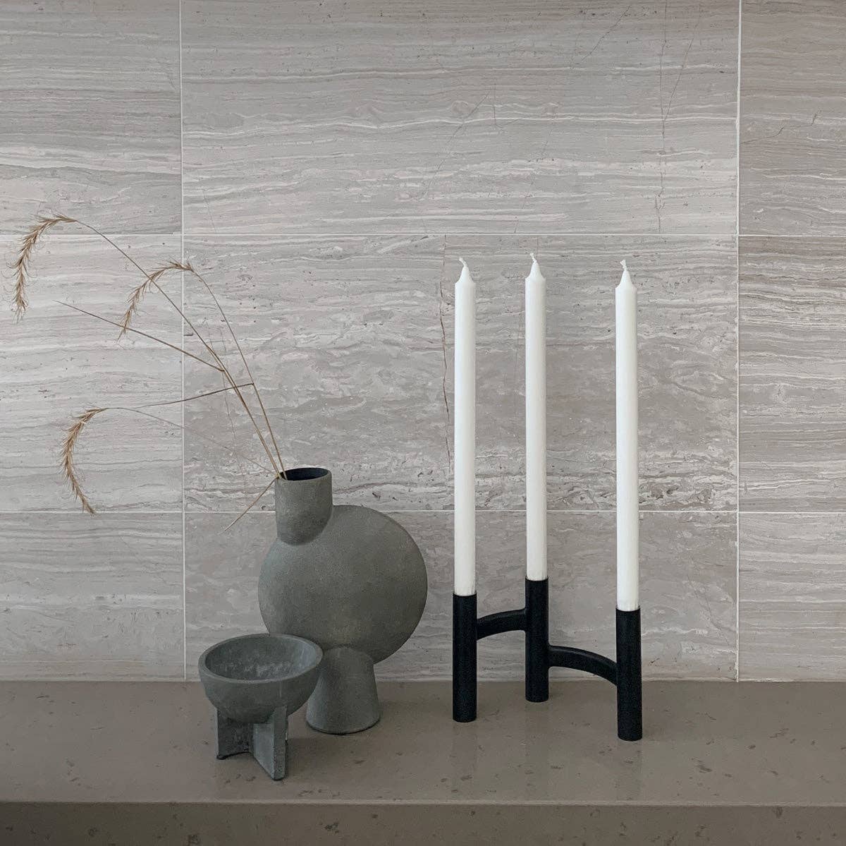 Ora Three-Branch Candleholder - Hei-Hey