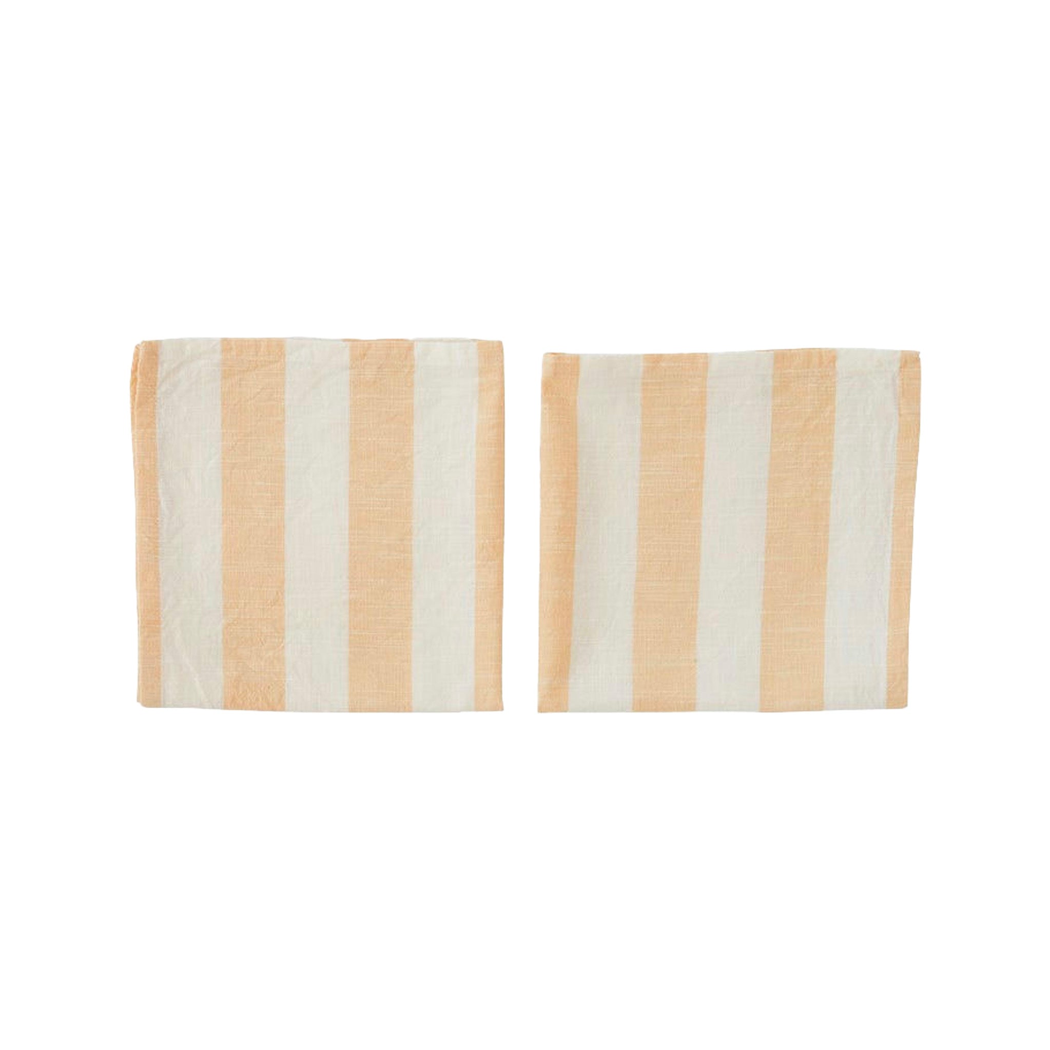 OYOY Living Design Striped Napkin Set of 2 in bold striped cotton. Organic cotton napkins, designed in Denmark.