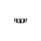 Toppu Bowl in striped stoneware by OYOY Living Design. Handmade, hand-painted, dishwasher and microwave safe. Available in two sizes.
