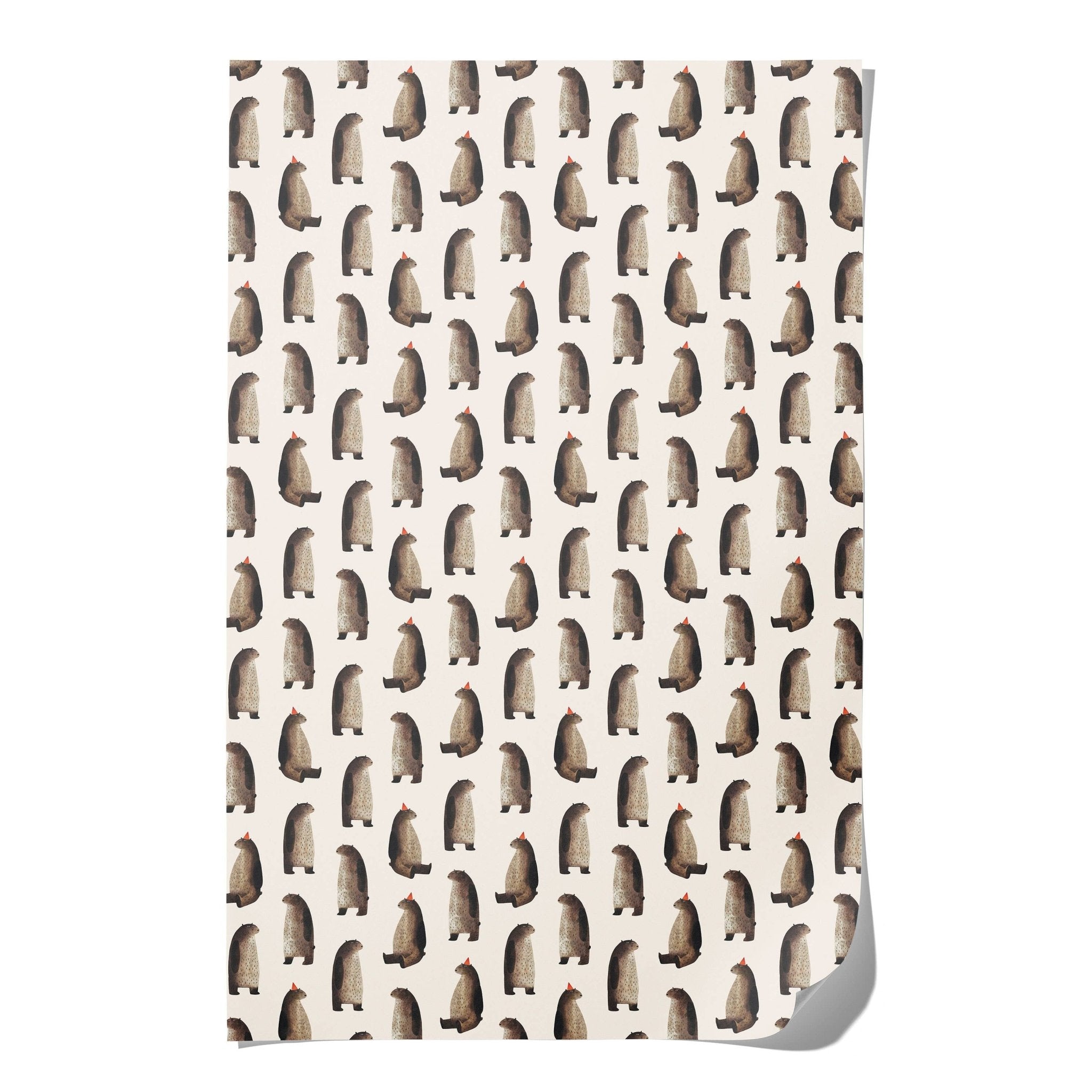 Party Bear Gift Wrap - Hei-Hey