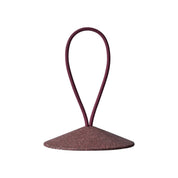 Pidät STOP round speckled rubber doorstop with recycled polyester rope, designed by Studio Gorm and made in Portugal.
