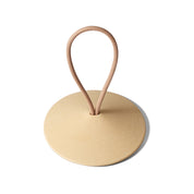 Pidät STOP round speckled rubber doorstop with recycled polyester rope, designed by Studio Gorm and made in Portugal.