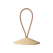 Pidät STOP round speckled rubber doorstop with recycled polyester rope, designed by Studio Gorm and made in Portugal.