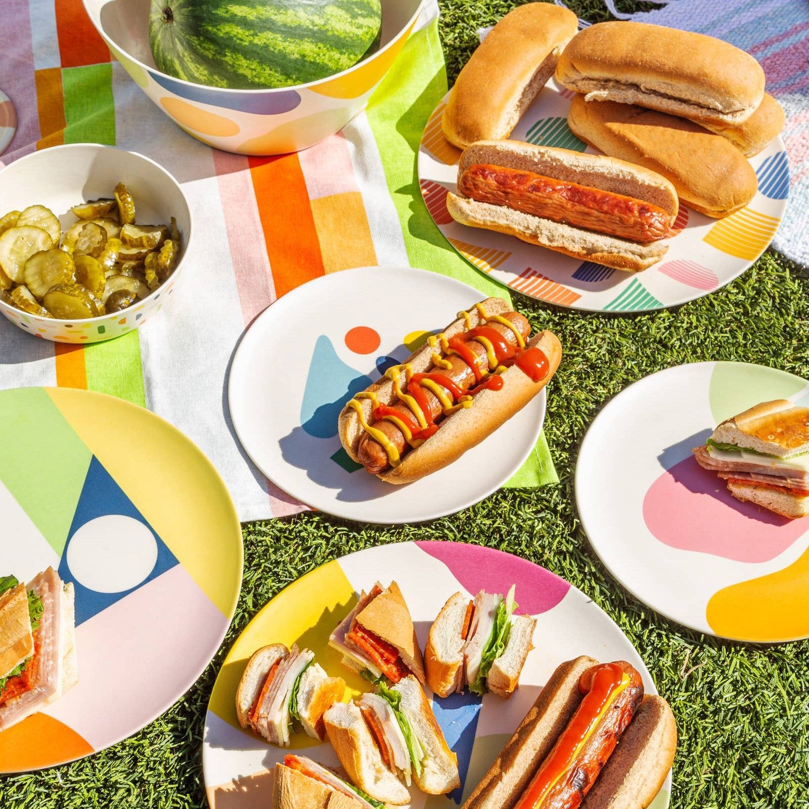 Planes Bamboo Dinner Plate Set - Hei-Hey