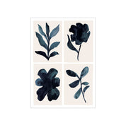 Kunstary Floral Assemblage Poster, 50 × 70 cm contemporary art print with bold multicolor florals.