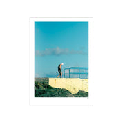 Poster & Frame Lady Good Diver Poster by Christian Askjær. 50 × 70 cm Scandinavian art print featuring bold figurative diver. Rolled, unframed print.