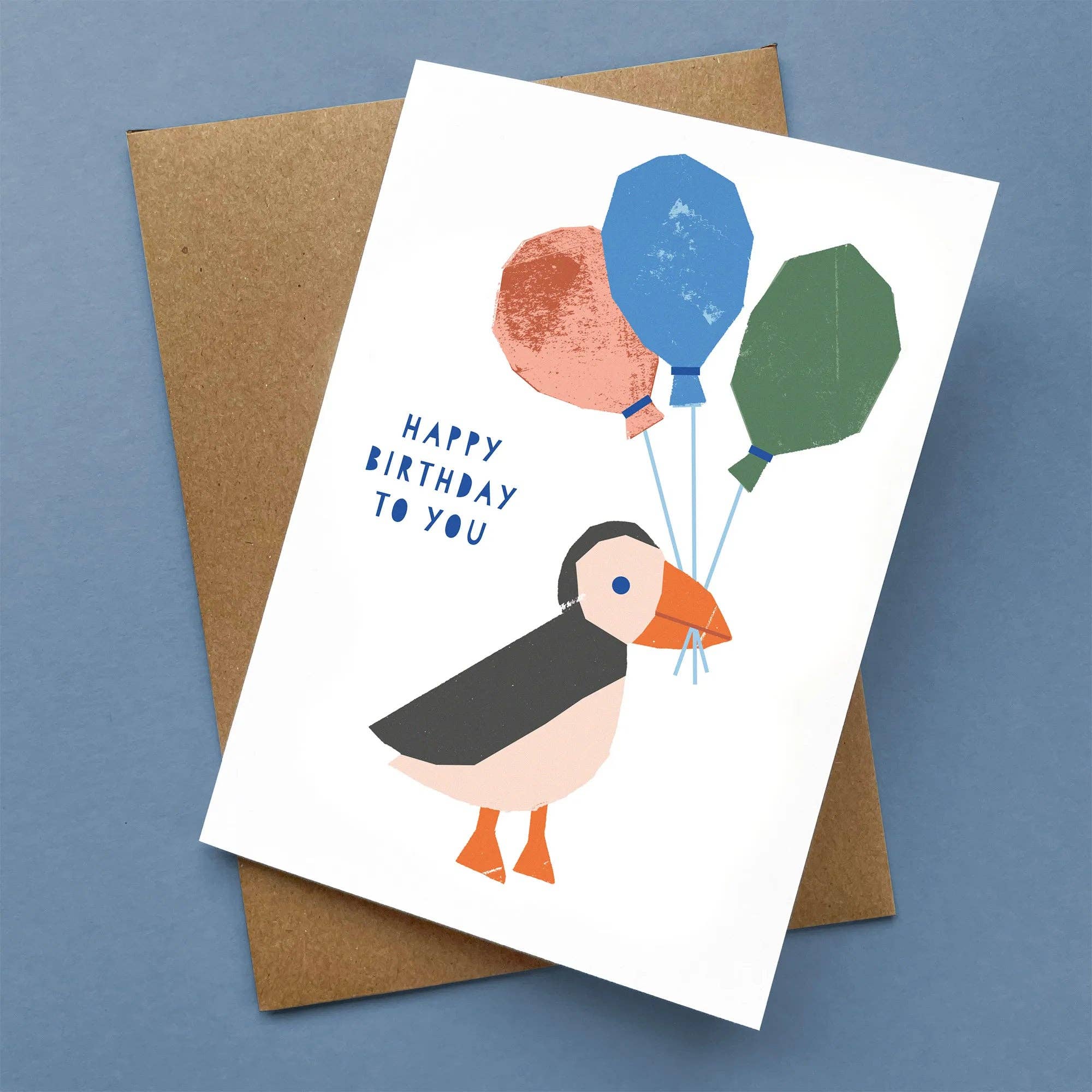 Puffin Birthday Card - Hei-Hey