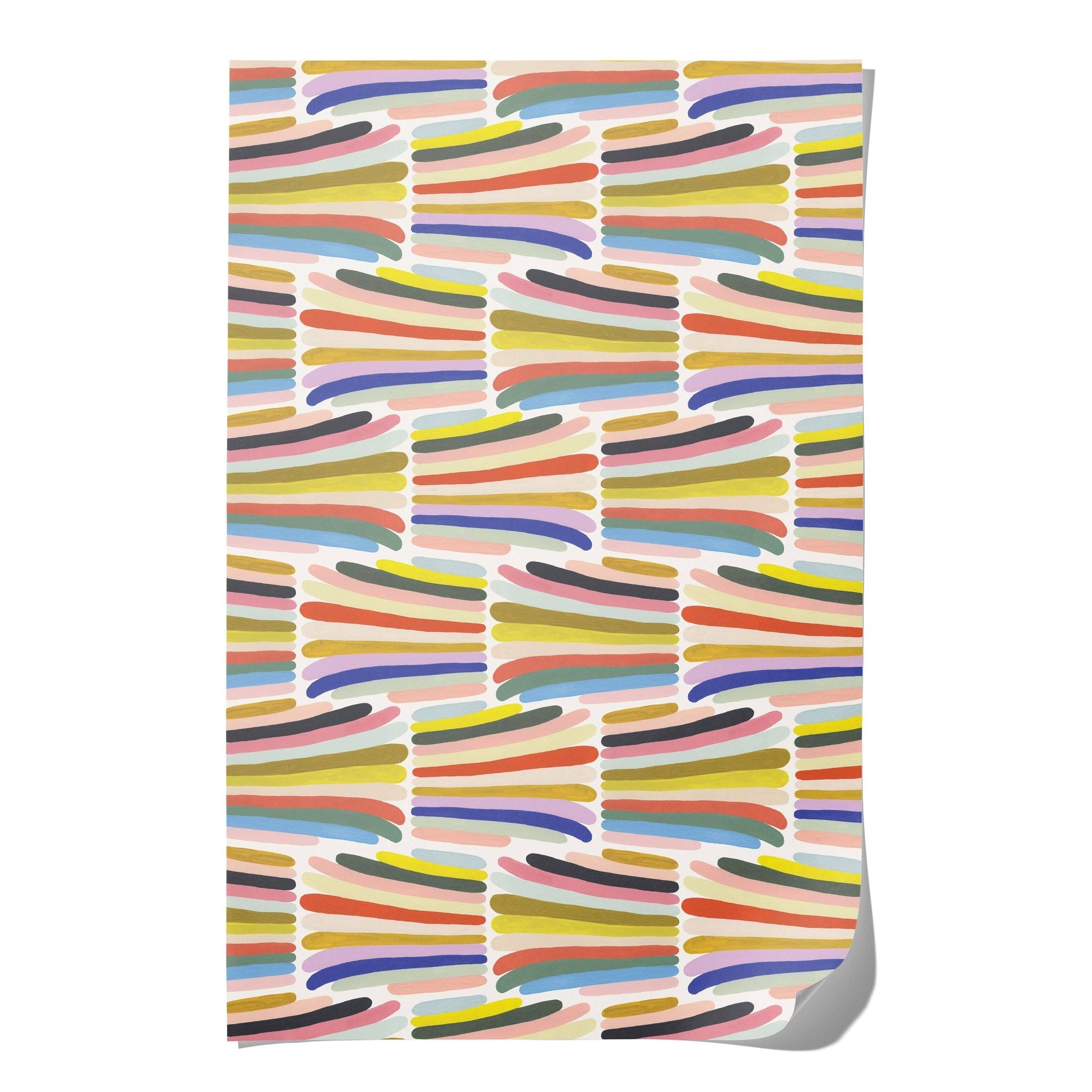 Rainbow Stripes Gift Wrap - Hei-Hey