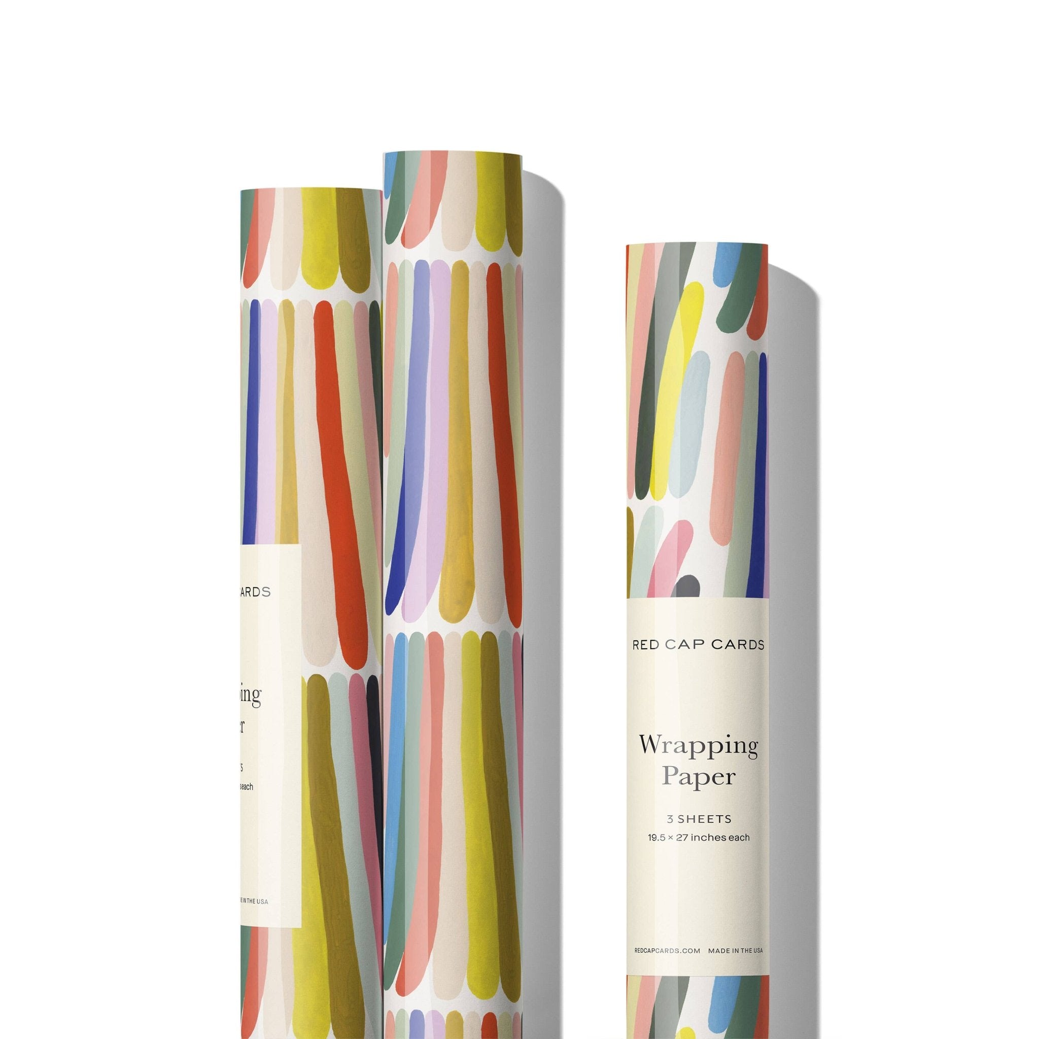 Rainbow Stripes Gift Wrap - Hei-Hey