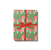 Festive Mushrooms Gift Wrap