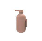 Rig-Tig PUMP-IT Dispenser in Rose pink with wall bracket, 0.3 L capacity.