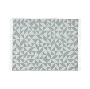 Silkeborg Uldspinderi Twist a Twill Throw in multiple colors (light grey, dark grey, maple green, petrol green, rusty rose) 100% pure wool with bold geometric twill pattern by Tina Ratzer.