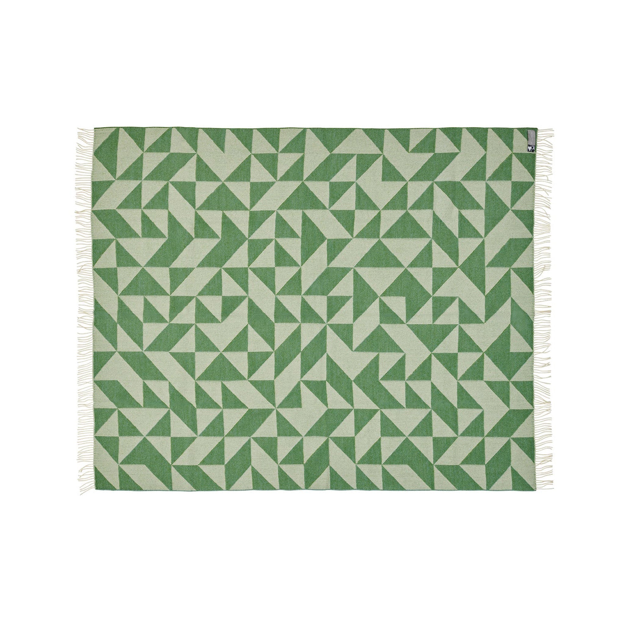 Silkeborg Uldspinderi Twist a Twill Throw in multiple colors (light grey, dark grey, maple green, petrol green, rusty rose) 100% pure wool with bold geometric twill pattern by Tina Ratzer.