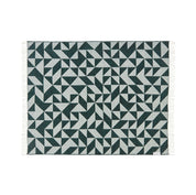 Silkeborg Uldspinderi Twist a Twill Throw in multiple colors (light grey, dark grey, maple green, petrol green, rusty rose) 100% pure wool with bold geometric twill pattern by Tina Ratzer.