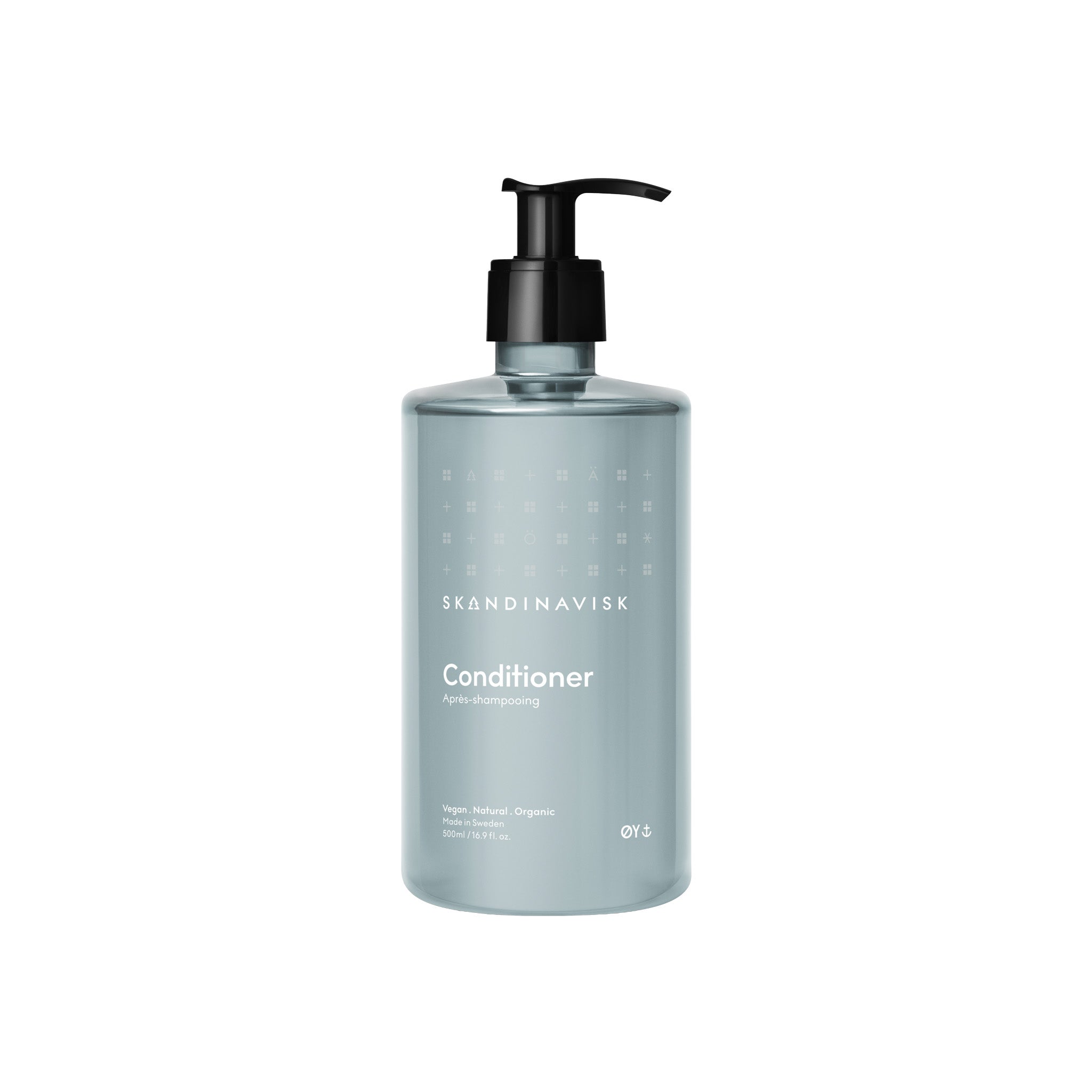 Skandinavisk ØY Conditioner 500 ml with crabapple blossom, dog rose, water moss and green leaf fragrance.
