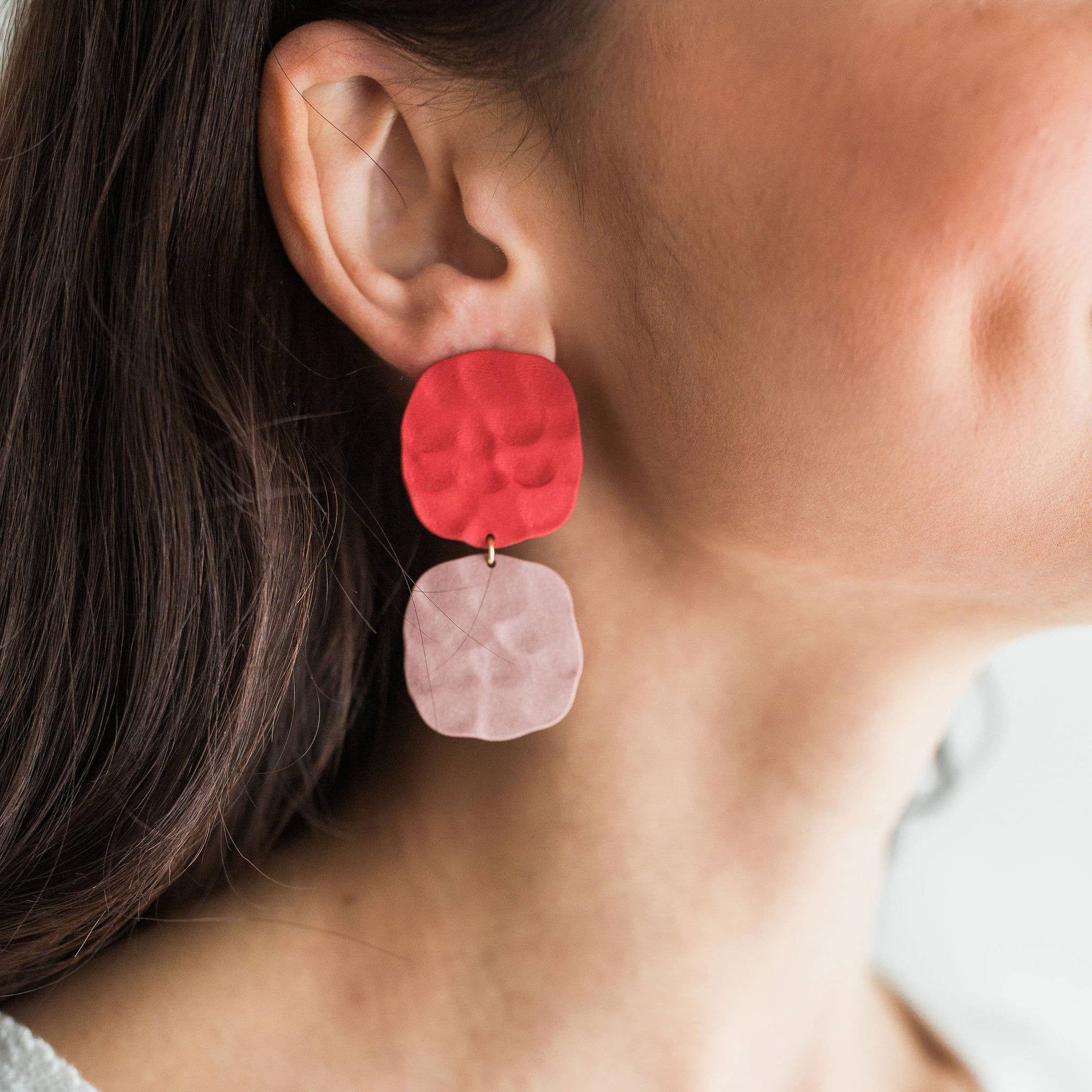 Soft Square Earrings - Hei-Hey
