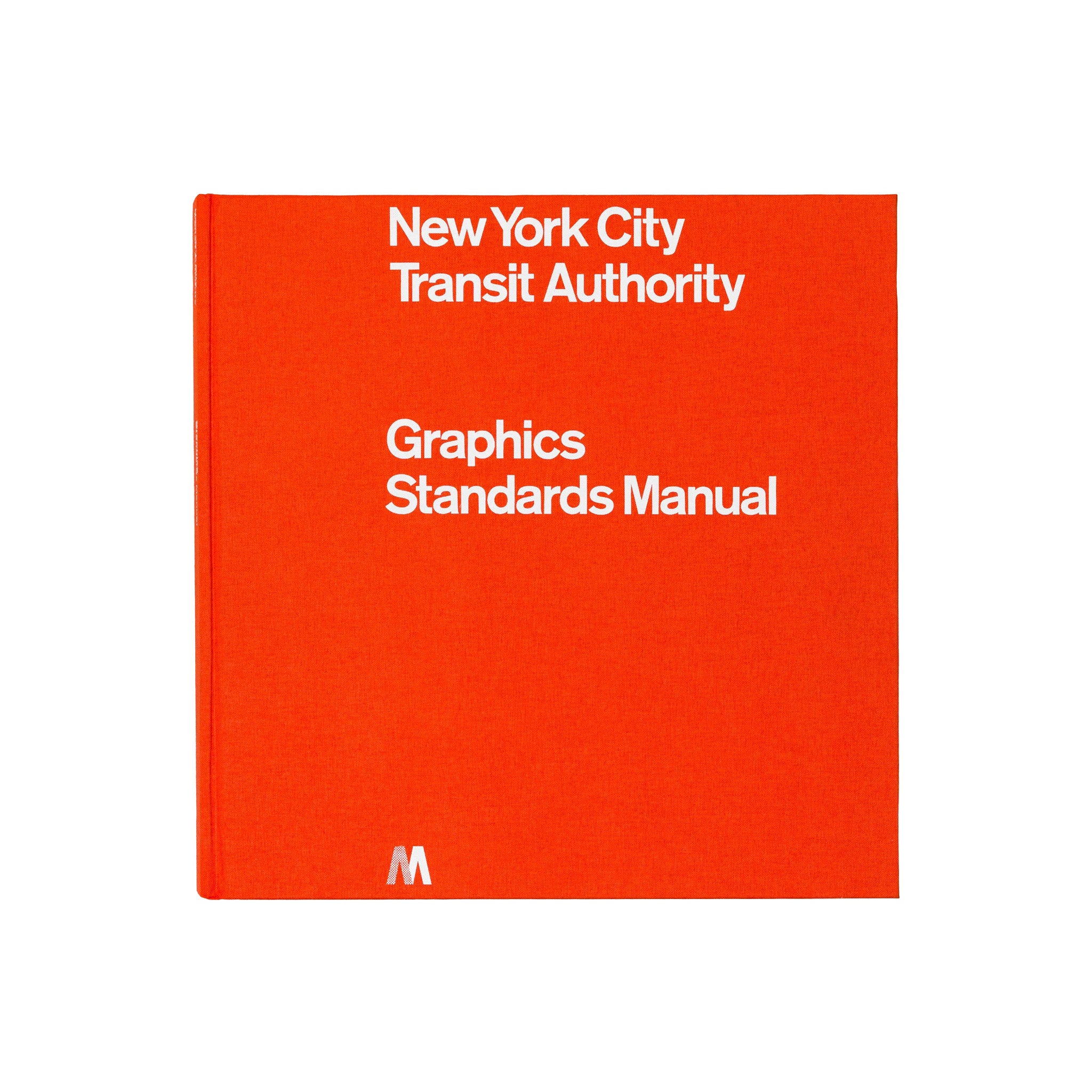 NYCTA Graphics Standards Manual featuring Massimo Vignelli and Bob Noorda’s iconic New York City subway graphic design system.