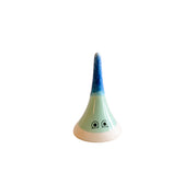 Yoko Familia by Studio Arhoj handmade porcelain figurines with colorful high-fire glazes and expressive eyes, each one-of-a-kind.