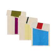 Aqua Fuchsia Yellow Guest Towel Set
