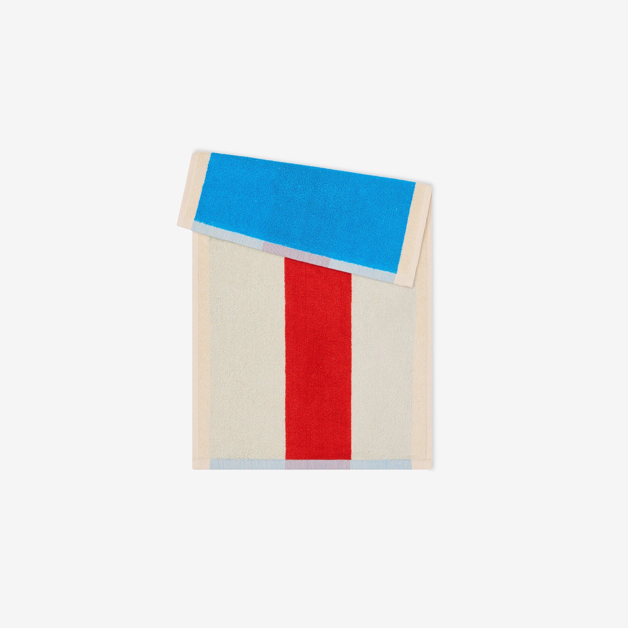 Aqua Fuchsia Yellow Guest Towel Set by SUITE702 with three reversible colorful guest towels.