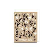 Thank You Floral Pattern Card - Hei-Hey