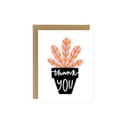Thank You Potted Plant Card - Hei-Hey