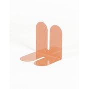 Tortuga Forma Coral Bookend, solid steel arc design for holding cookbooks, magazines, and novels.