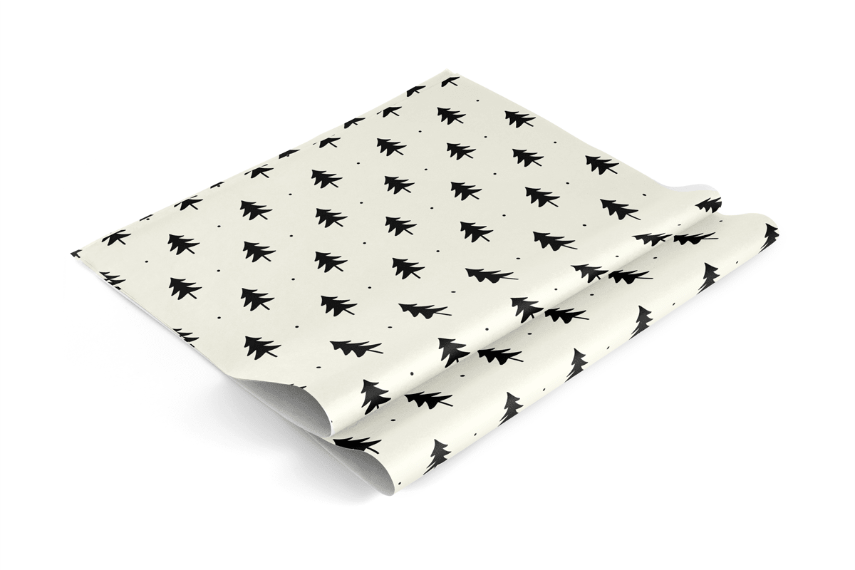 Tree Silhouette Gift Wrap - Hei-Hey