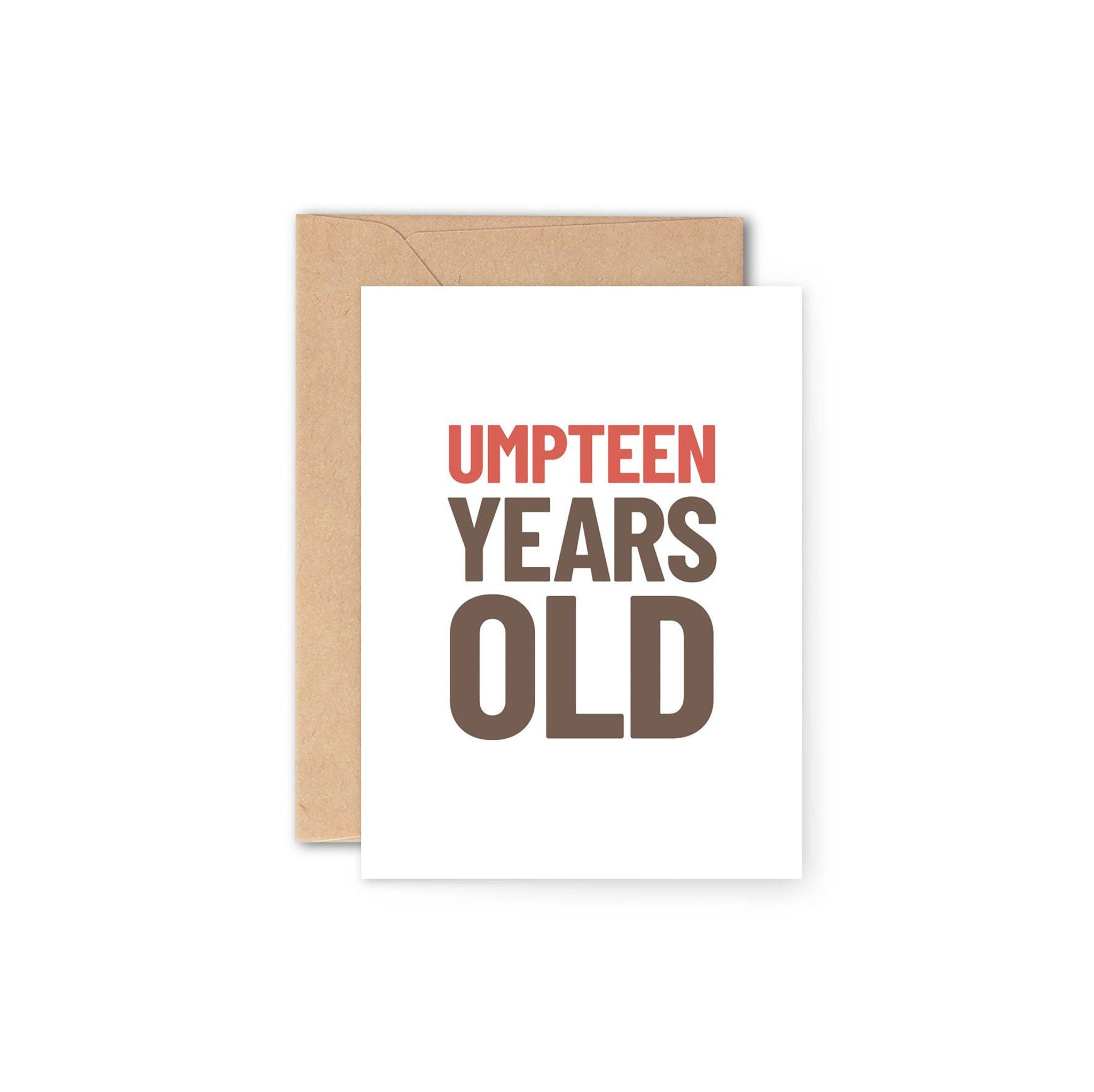 Umpteen, Birthday Card - Hei-Hey