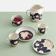 Unikko Dinnerware in Charcoal, Sand, Pink - Hei-Hey