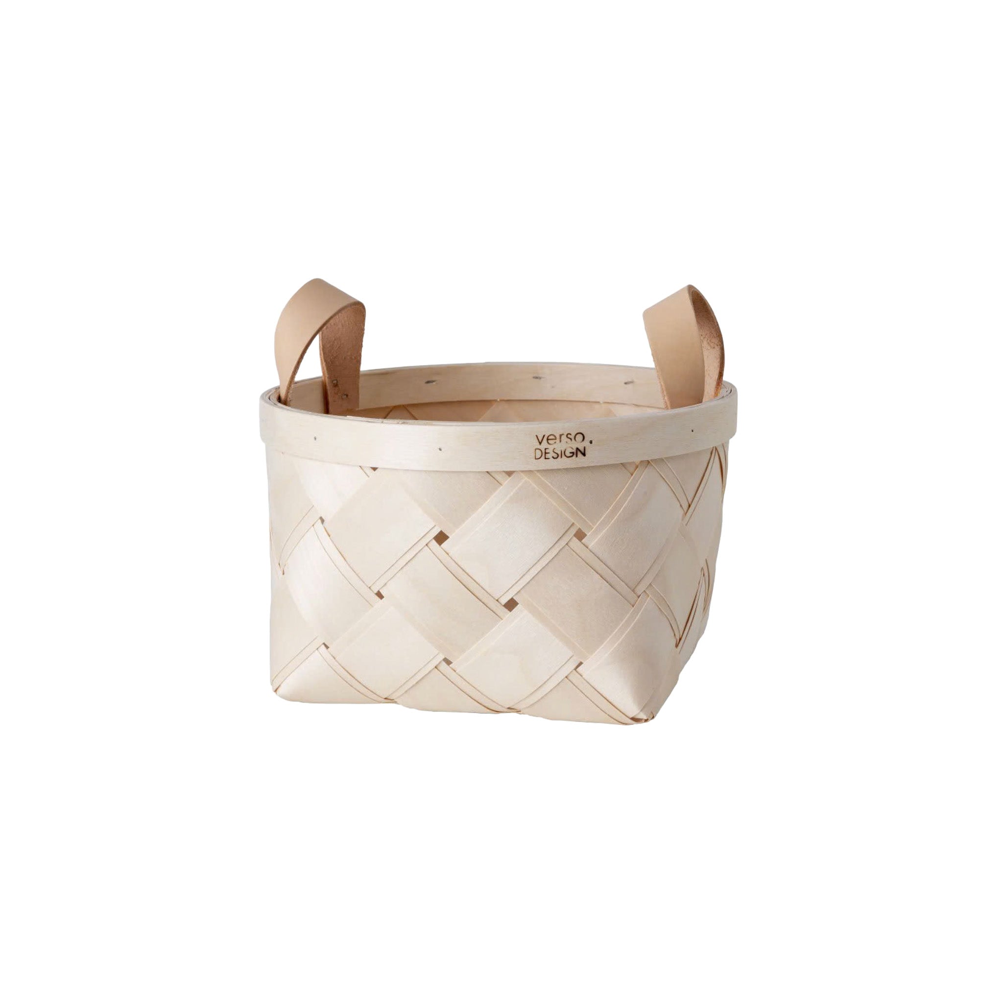 Lastu Round Birch Basket