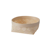 Verso Design Silva woven birch basket handcrafted in Finland for Scandinavian tabletop and home storage.
