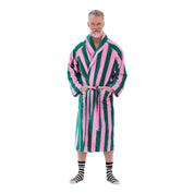 Wide Stripe Unisex Bathrobe - Hei-Hey