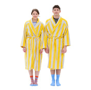 Wide Stripe Unisex Bathrobe - Hei-Hey