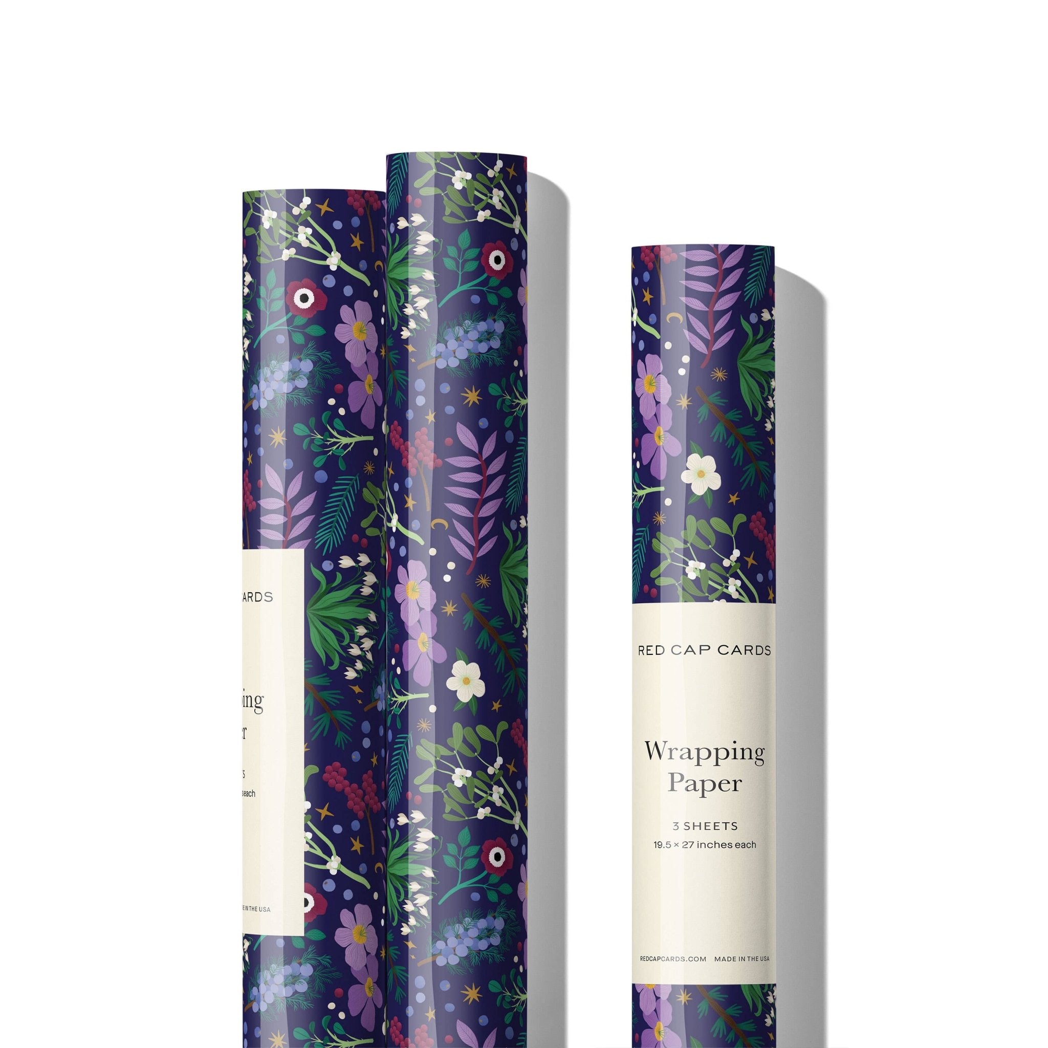 Winter Botanicals Gift Wrap - Hei-Hey