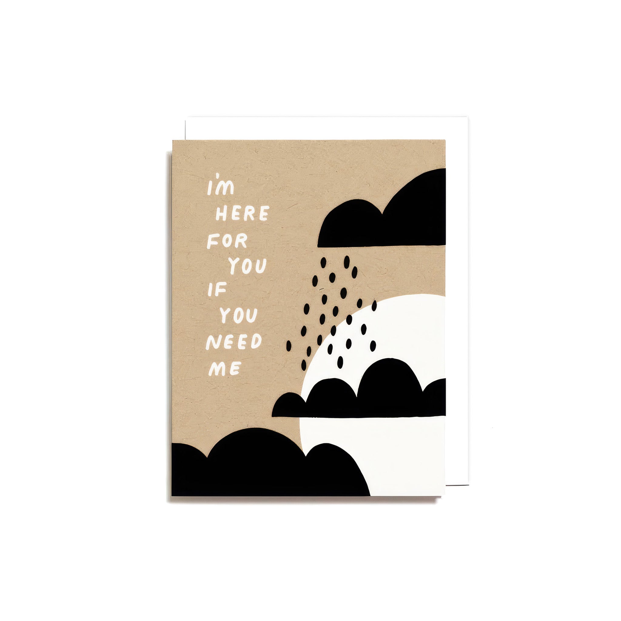 I'm Here for You If You Need Me Card