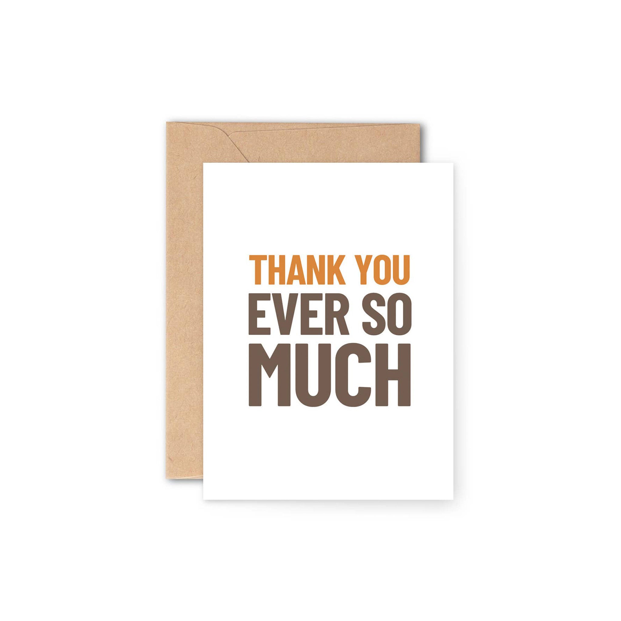 Ever So, Thank You Card